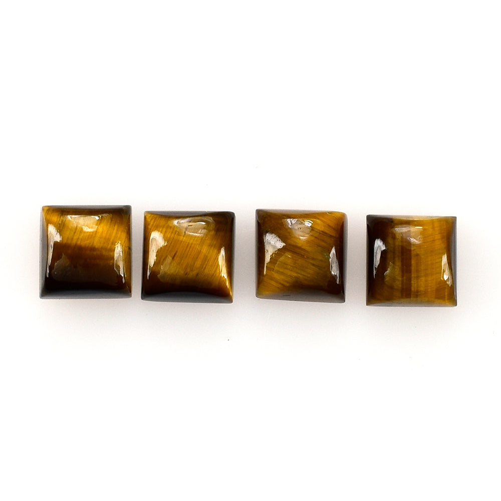 TIGER'S EYE QUARTZ SQUARE CAB 5MM 0.74 Cts.