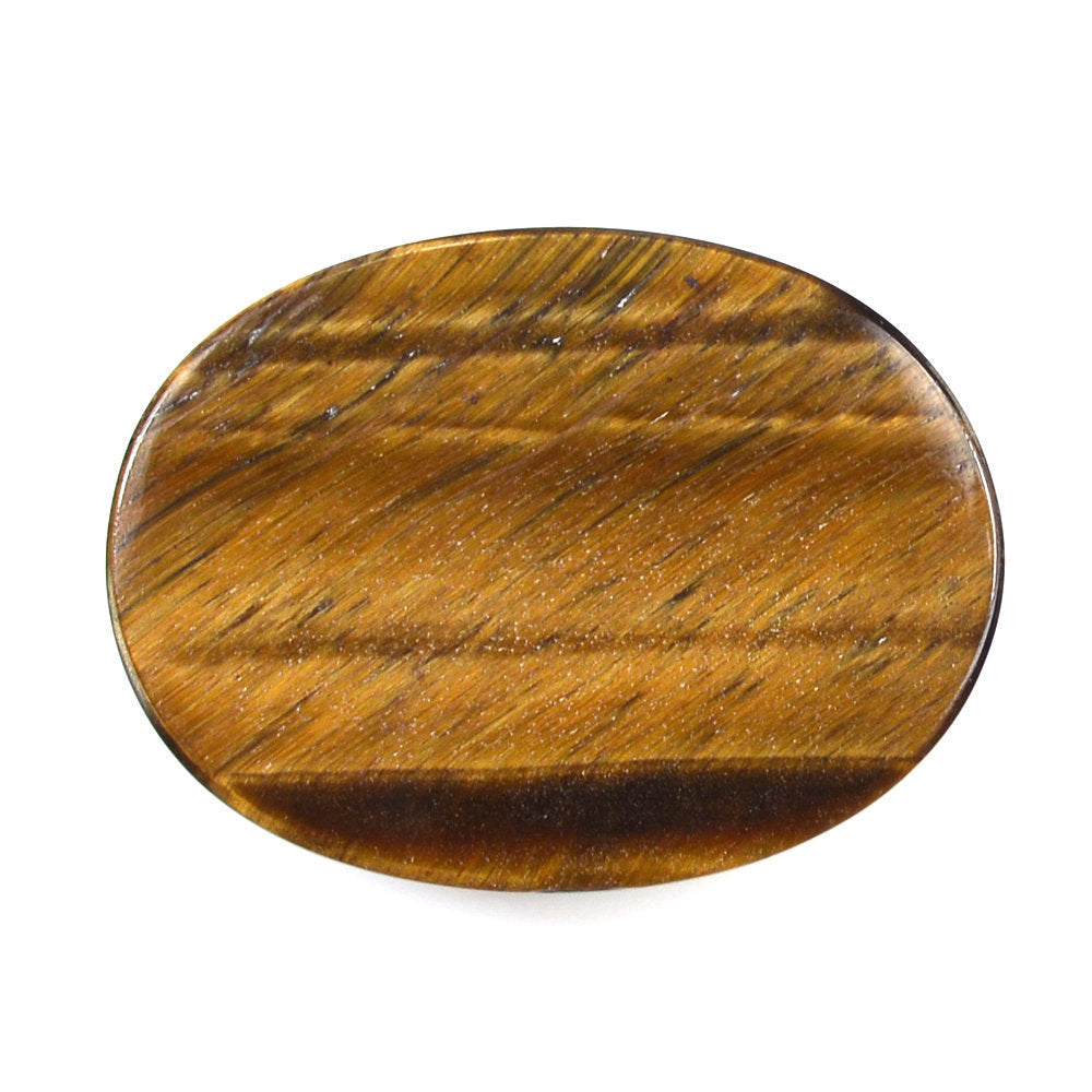 YELLOW TIGER'S EYE OVAL CAB 20X15MM 14.28 Cts.