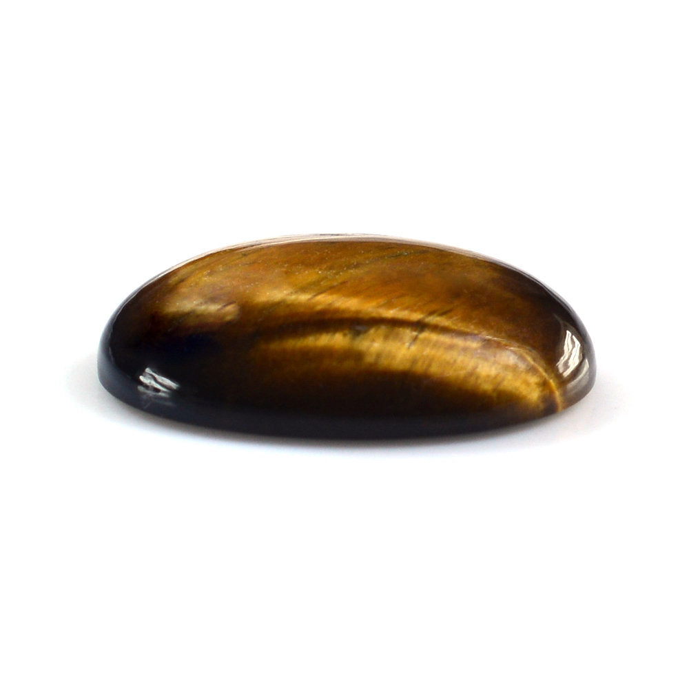 YELLOW TIGER'S EYE OVAL CAB 18X13MM 9.45 Cts.