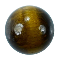 YELLOW TIGER EYE PLAIN ROUND BALL (F/D_0.60)(OPAQUE)(CLEAN) 3.00X3.00 MM 0.22 CTS