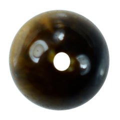 YELLOW TIGER EYE PLAIN ROUND BALL (F/D_0.60)(OPAQUE)(CLEAN) 3.00X3.00 MM 0.22 CTS