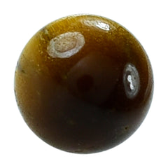YELLOW TIGER EYE PLAIN ROUND BALL (NO DRILL)(OPAQUE)(CLEAN) 5.00X5.00 MM 0.88 CTS