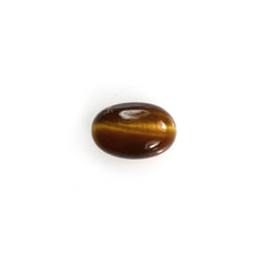 YELLOW TIGER EYE PLAIN OVAL CAB (OPAQUE)(CLEAN) 6.00X4.00 MM 0.42 CTS