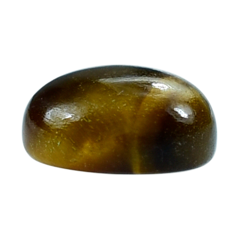 YELLOW TIGER EYE PLAIN ROUND CAB (OPAQUE)(CLEAN) 5.50X5.50 MM 0.69 CTS