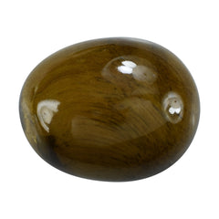 TIGER EYE QUARTZ UNEVEN CAB FOR RING LARGE 26X21MM  43.55 Cts.