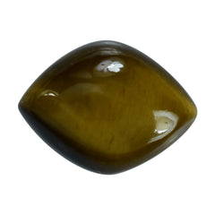 YELLOW TIGER'S EYE QUARTZ MARQUISE CAB 12X9MM 3.26 Cts.