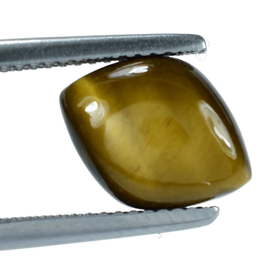 YELLOW TIGER'S EYE QUARTZ MARQUISE CAB 12X9MM 3.26 Cts.