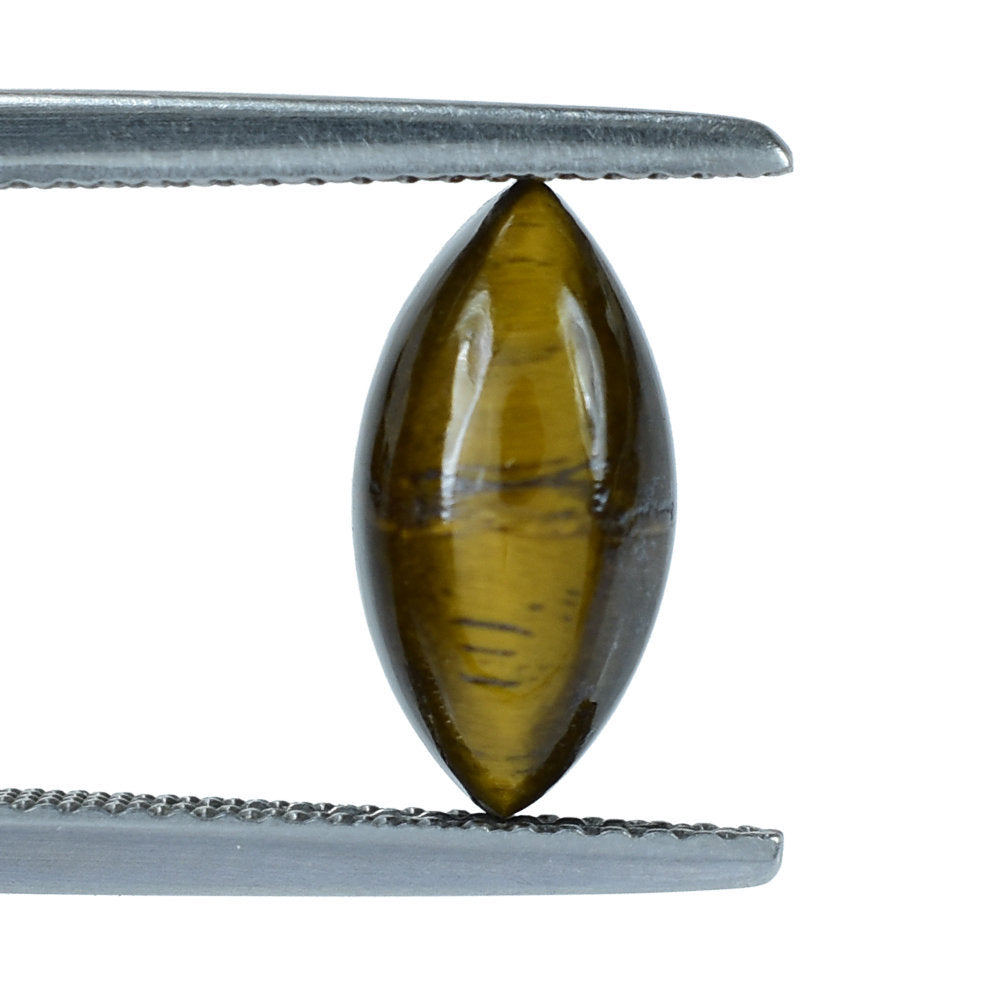 YELLOW TIGER'S EYE QUARTZ MARQUISE CAB 12X6MM 2.37 Cts.