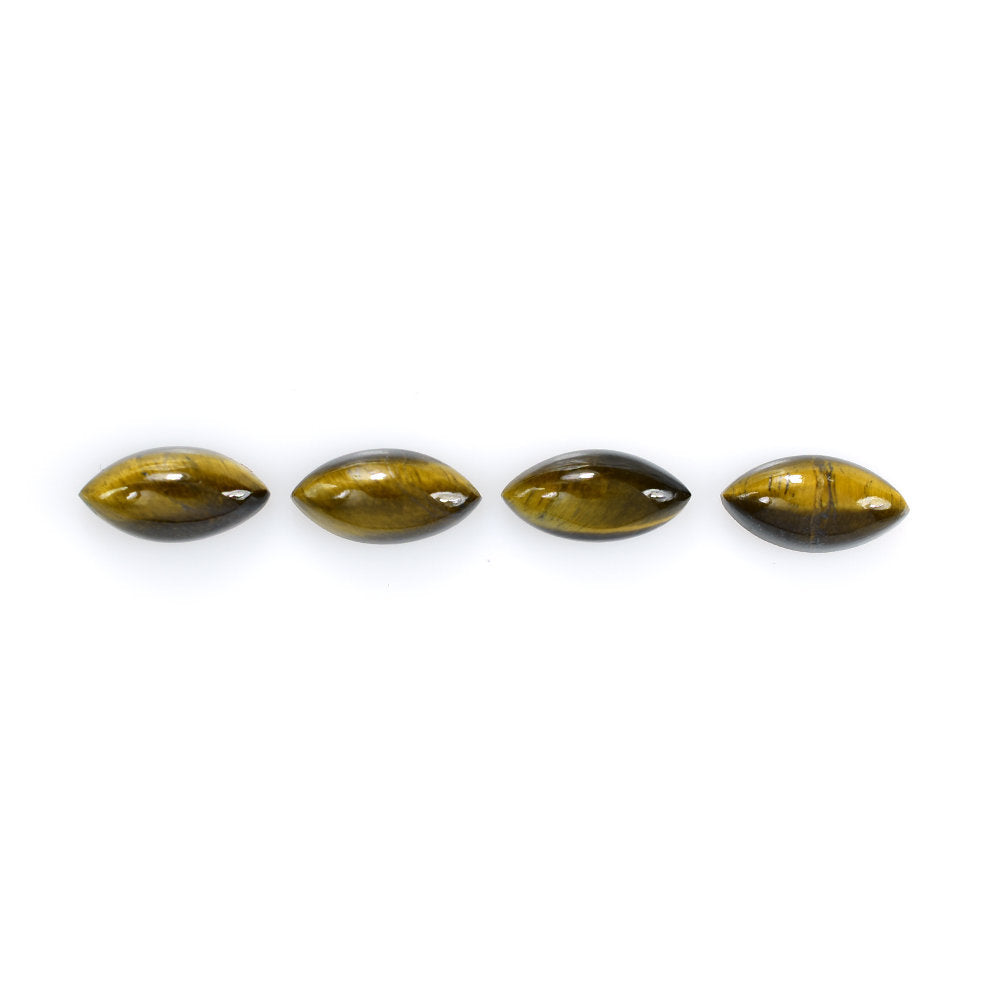 YELLOW TIGER'S EYE QUARTZ MARQUISE CAB 12X6MM 2.37 Cts.