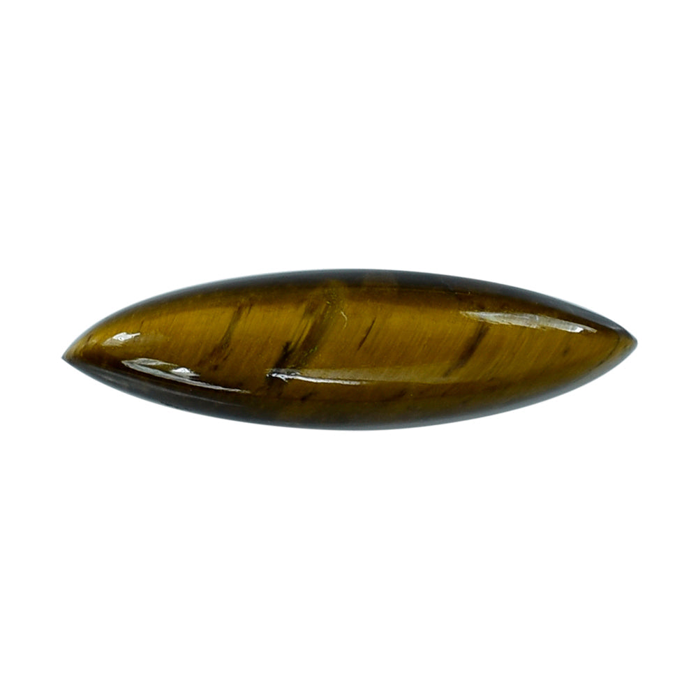 YELLOW TIGER'S EYE QUARTZ MARQUISE CAB 18X5MM 3.00 Cts.