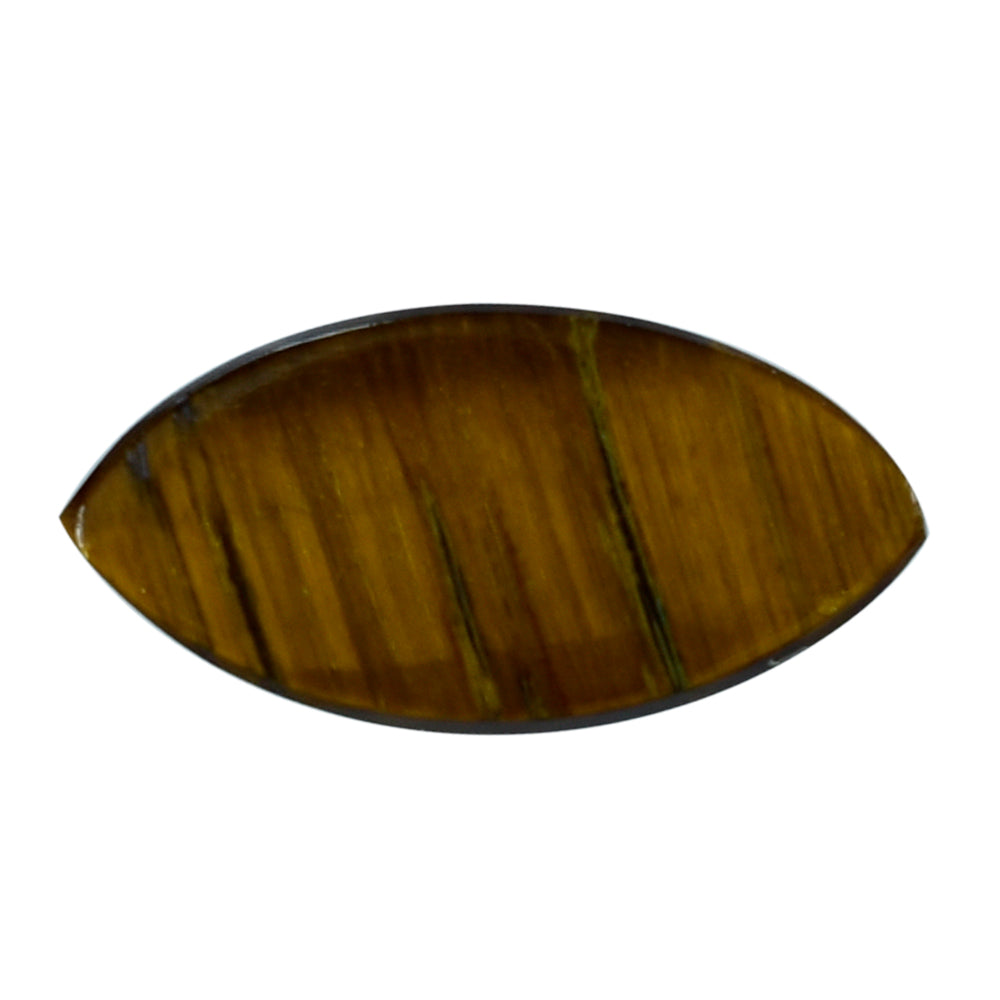 YELLOW TIGER'S EYE QUARTZ MARQUISE CAB 14X7MM 3.61 Cts.