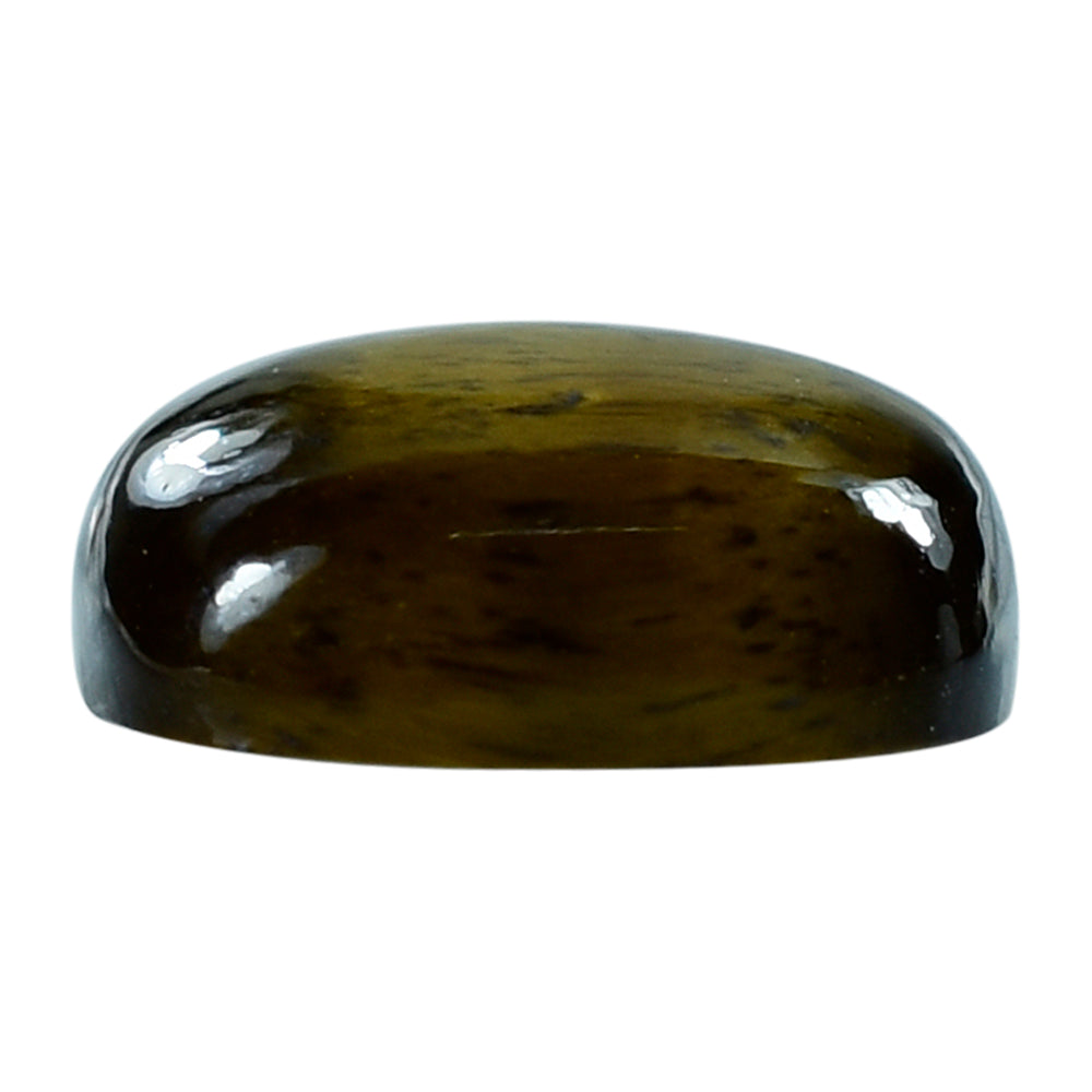 YELLOW TIGER'S EYE QUARTZ CUSHION CAB 10MM 3.75 Cts.