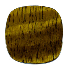 YELLOW TIGER'S EYE QUARTZ CUSHION CAB 10MM 3.75 Cts.