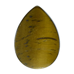 YELLOW TIGER'S EYE QUARTZ PEAR CAB 10X7MM 2.38 Cts.