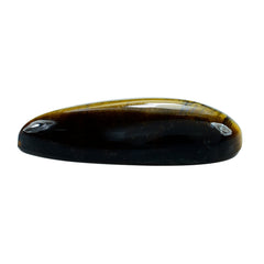 YELLOW TIGER'S EYE QUARTZ PEAR CAB 18X7MM 4.47 Cts.