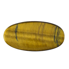 YELLOW TIGER'S EYE QUARTZ OVAL CAB 14X7MM 3.35 Cts.