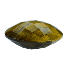 YELLOW TIGER'S EYE QUARTZ BRIOLETTE ROUND 18MM 15.55 Cts.