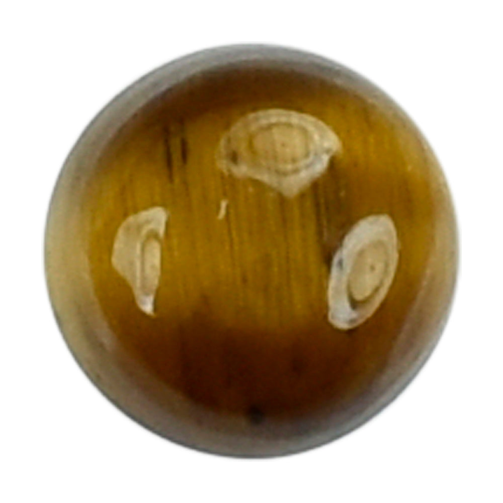 YELLOW TIGER'S EYE QUARTZ ROUND CAB 2.75MM 0.11 Cts.