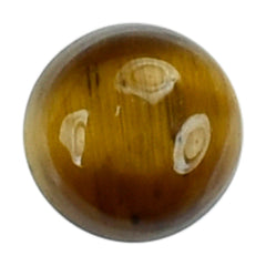 YELLOW TIGER'S EYE QUARTZ ROUND CAB 2.75MM 0.11 Cts.