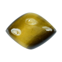 YELLOW TIGER'S EYE QUARTZ DIAMOND SHAPE FANCY 12X8.70MM 2.88 Cts.