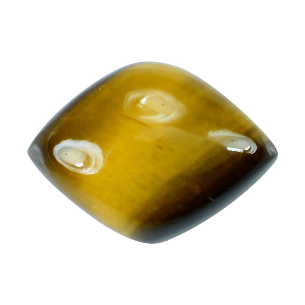 YELLOW TIGER'S EYE QUARTZ DIAMOND SHAPE FANCY 12X8.70MM 2.88 Cts.