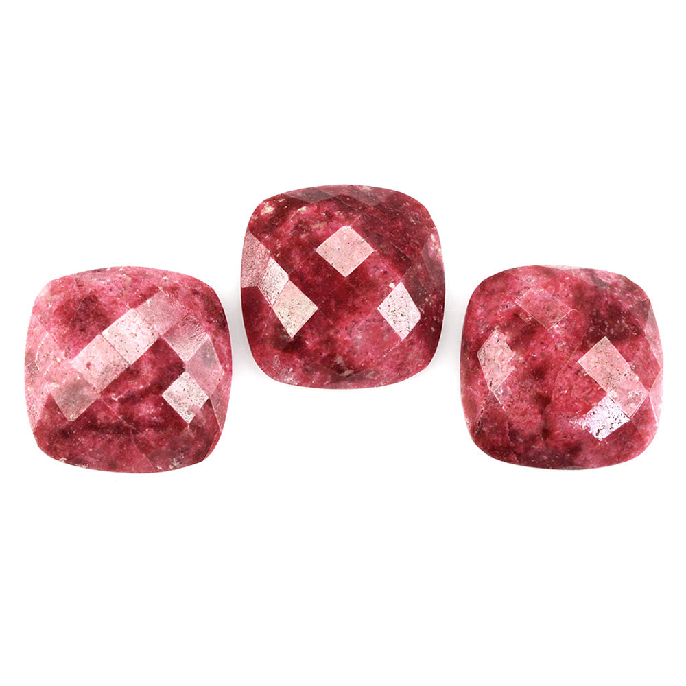THULITE CHECKER CUSHION CAB 14MM 8.00 Cts.
