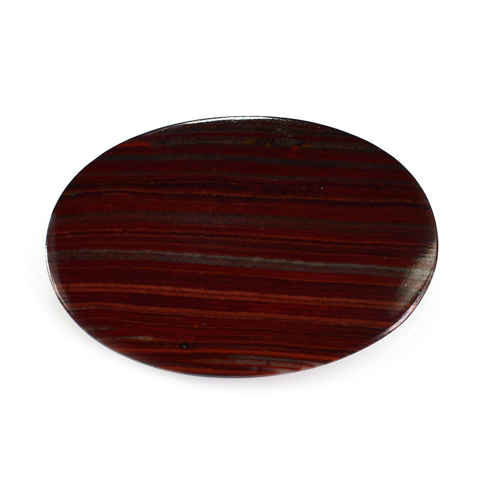 TIGER IRON PLAIN OVAL CAB 50X35MM 133.38 Cts.