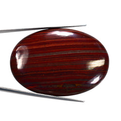 TIGER IRON PLAIN OVAL CAB 50X35MM 133.38 Cts.