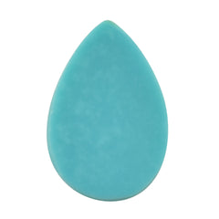 TURQUOISE CHECKER PEAR CAB 15X10MM 4.11 Cts.