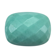 TURQUOISE CHECKER CUSHION CAB 20X15MM 16.48 Cts.