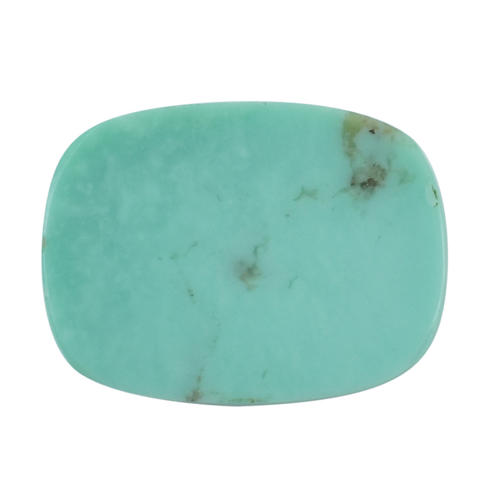 TURQUOISE CHECKER CUSHION CAB 20X15MM 16.48 Cts.