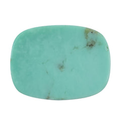 TURQUOISE CHECKER CUSHION CAB 20X15MM 16.48 Cts.