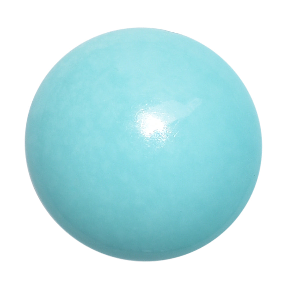 TURQUOISE LENTIL ROUND 12.00MM 4.76 Cts.