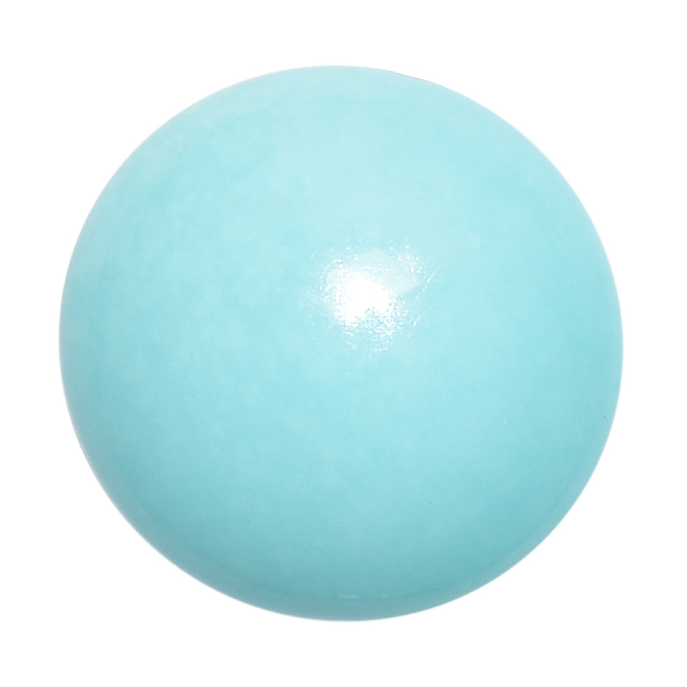 TURQUOISE LENTIL ROUND 12.00MM 4.76 Cts.