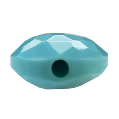 TURQUOISE IRREGULAR CUT BRIOLETTE OVAL (H/D) 12X10MM 4.54 Cts.