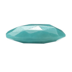 TURQUOISE ROSE CUT BRIOLETTE IRREGULAR PEAR 14X12MM 4.53 Cts.