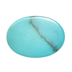 NATURAL TURQUOISE OVAL CAB 25X18MM 18.80 Cts.