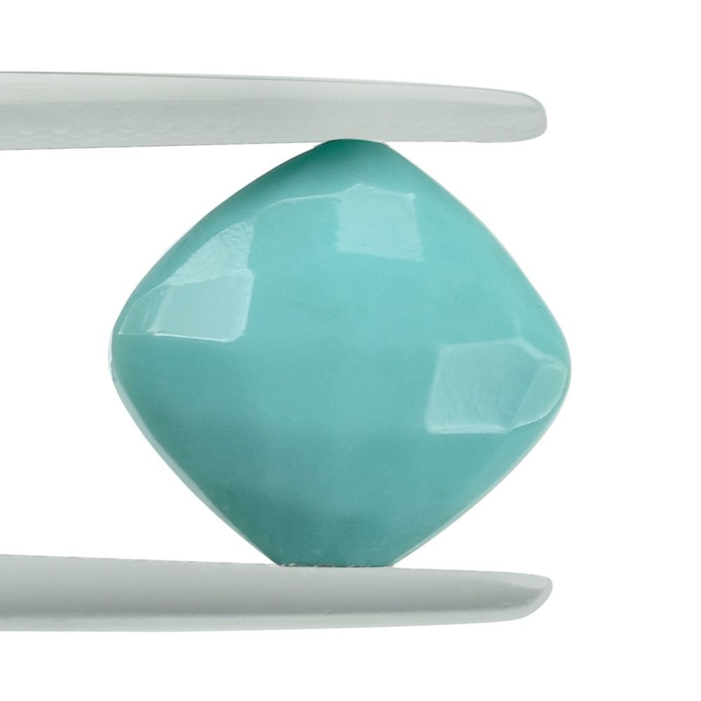 TURQUOISE BRIOLETTE CUSHION (FULL DRILL) 10MM 3.93 Cts.