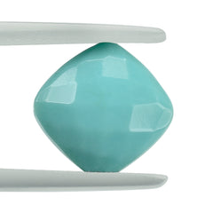 TURQUOISE BRIOLETTE CUSHION (FULL DRILL) 10MM 3.93 Cts.