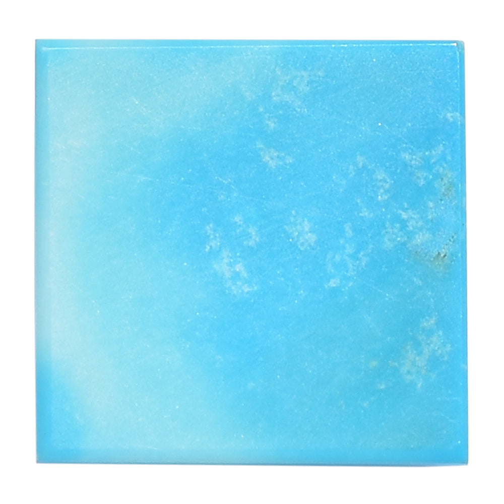 NATURAL TURQUOISE SQUARE CAB 14MM 10.74 Cts.