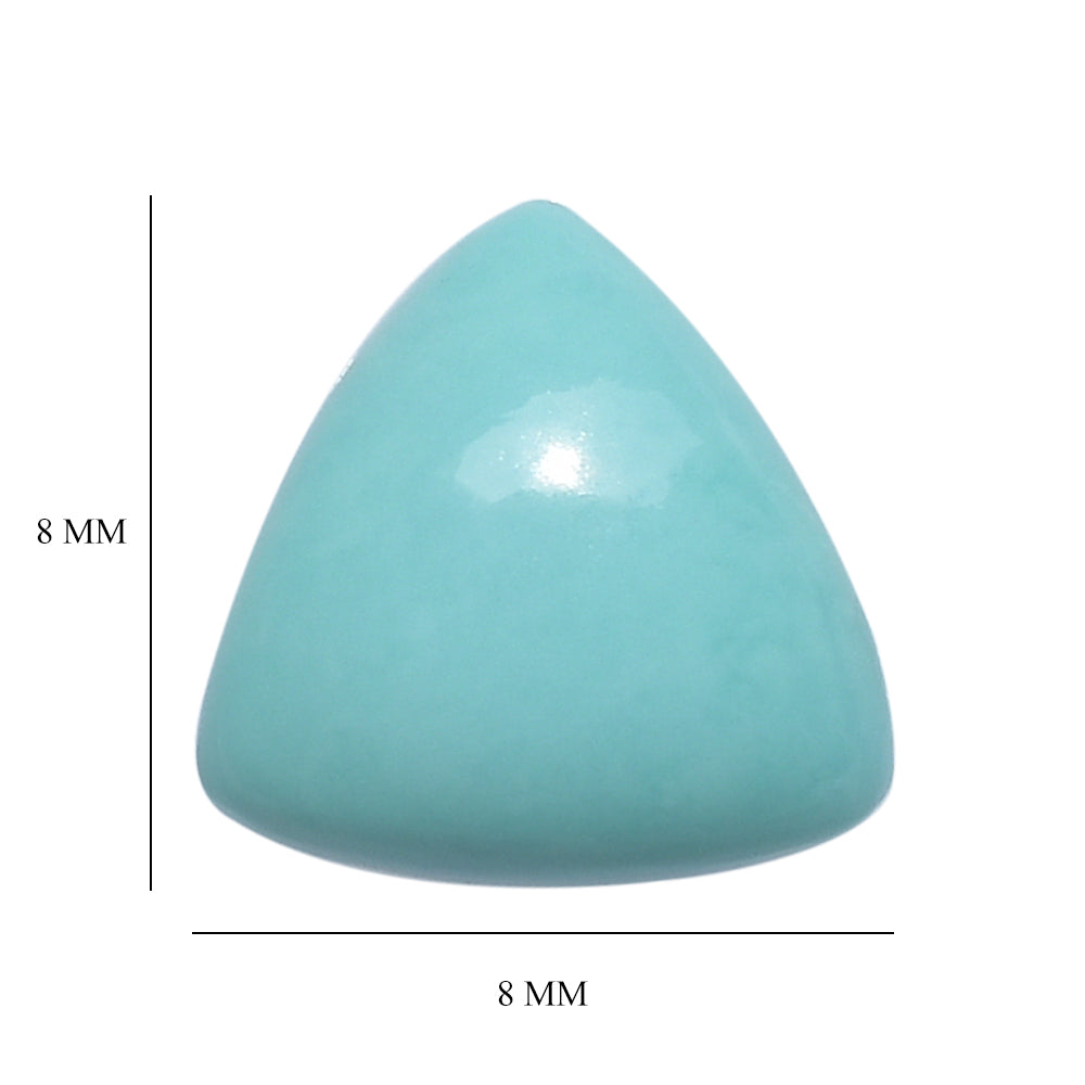 TURQUOISE TRILLION CAB 8MM 1.55 Cts.