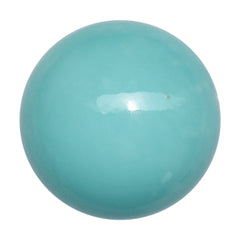 TURQUOISE ROUND CAB (FLAT) 12MM 4.71 Cts.