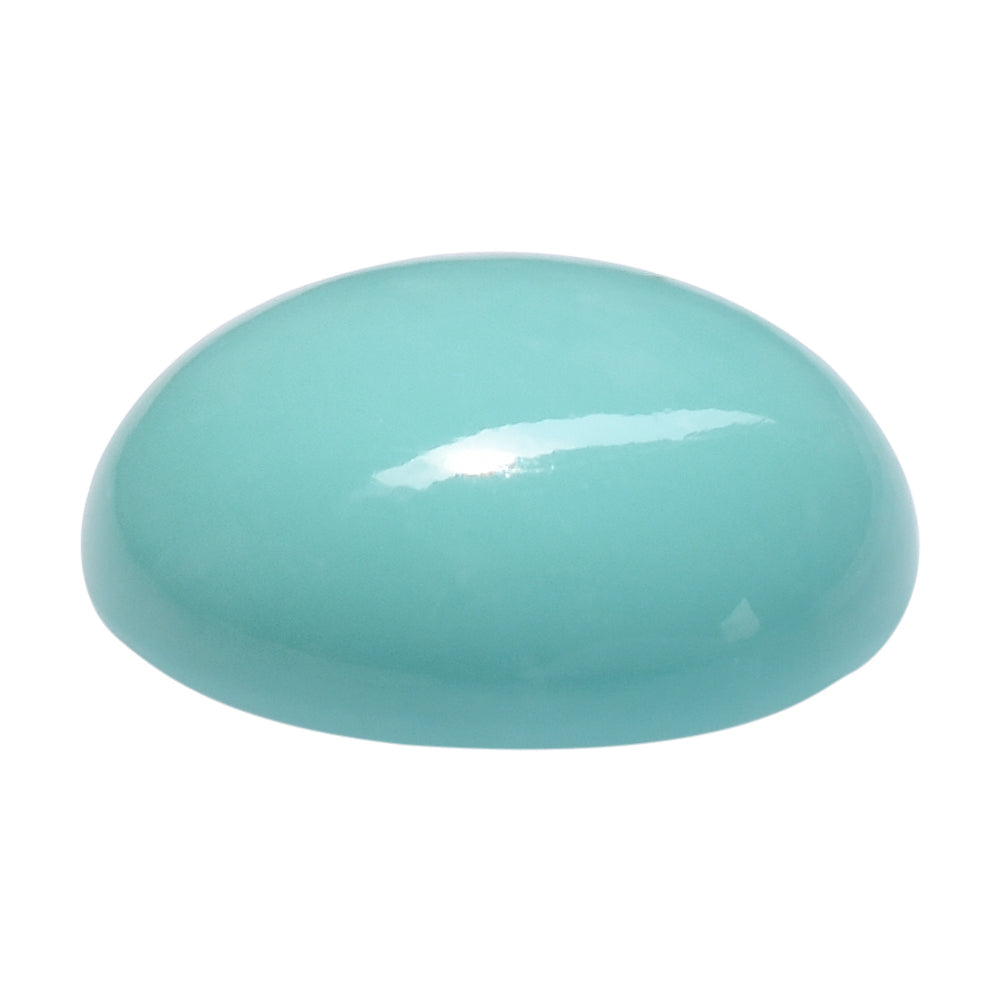 TURQUOISE ROUND CAB (FLAT) 12MM 4.71 Cts.