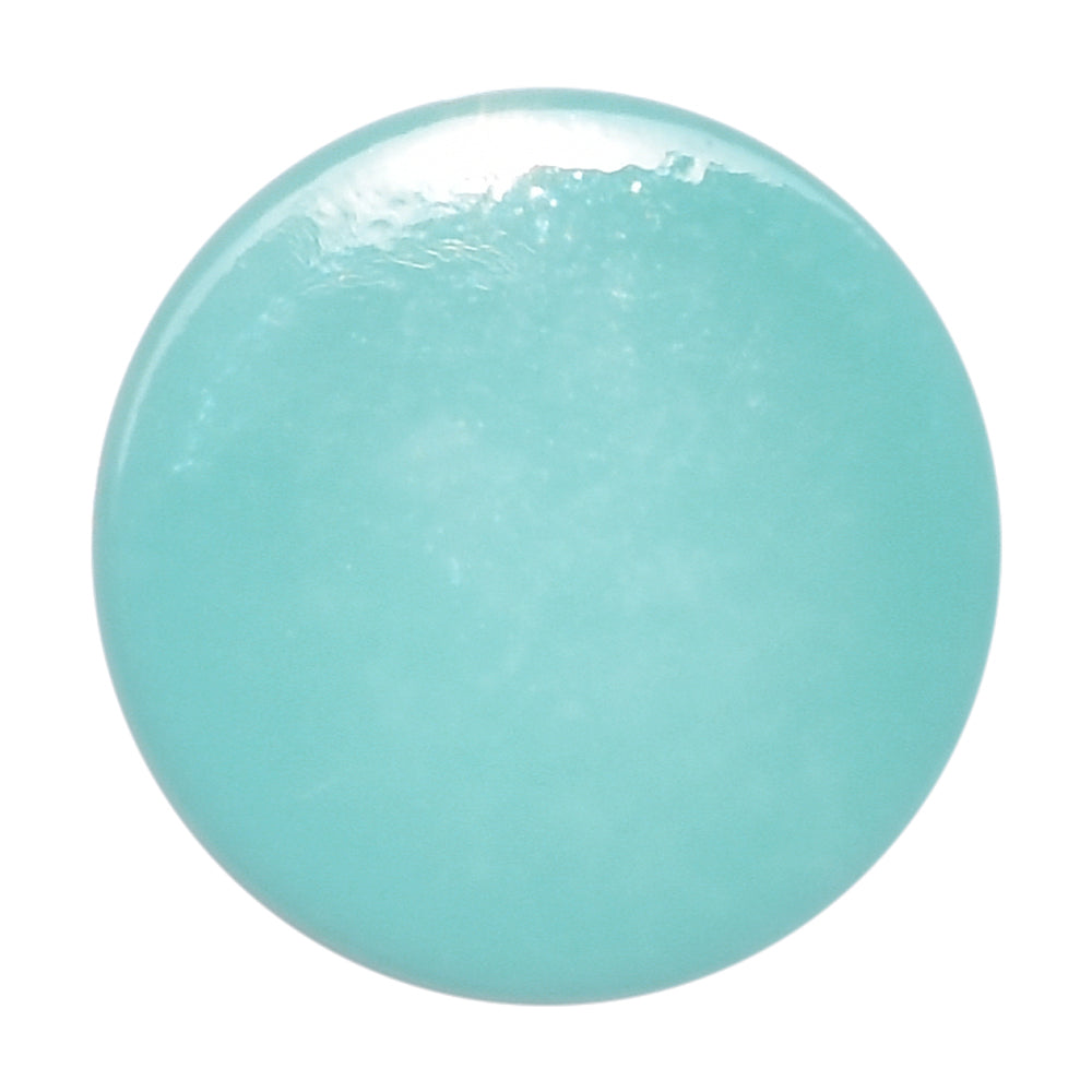 TURQUOISE ROUND CAB (FLAT) 12MM 4.71 Cts.