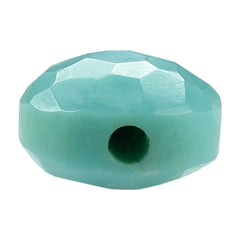 TURQUOISE IRREGULAR CUT BRIOLETTE OVAL 12X10MM 4.60 Cts.