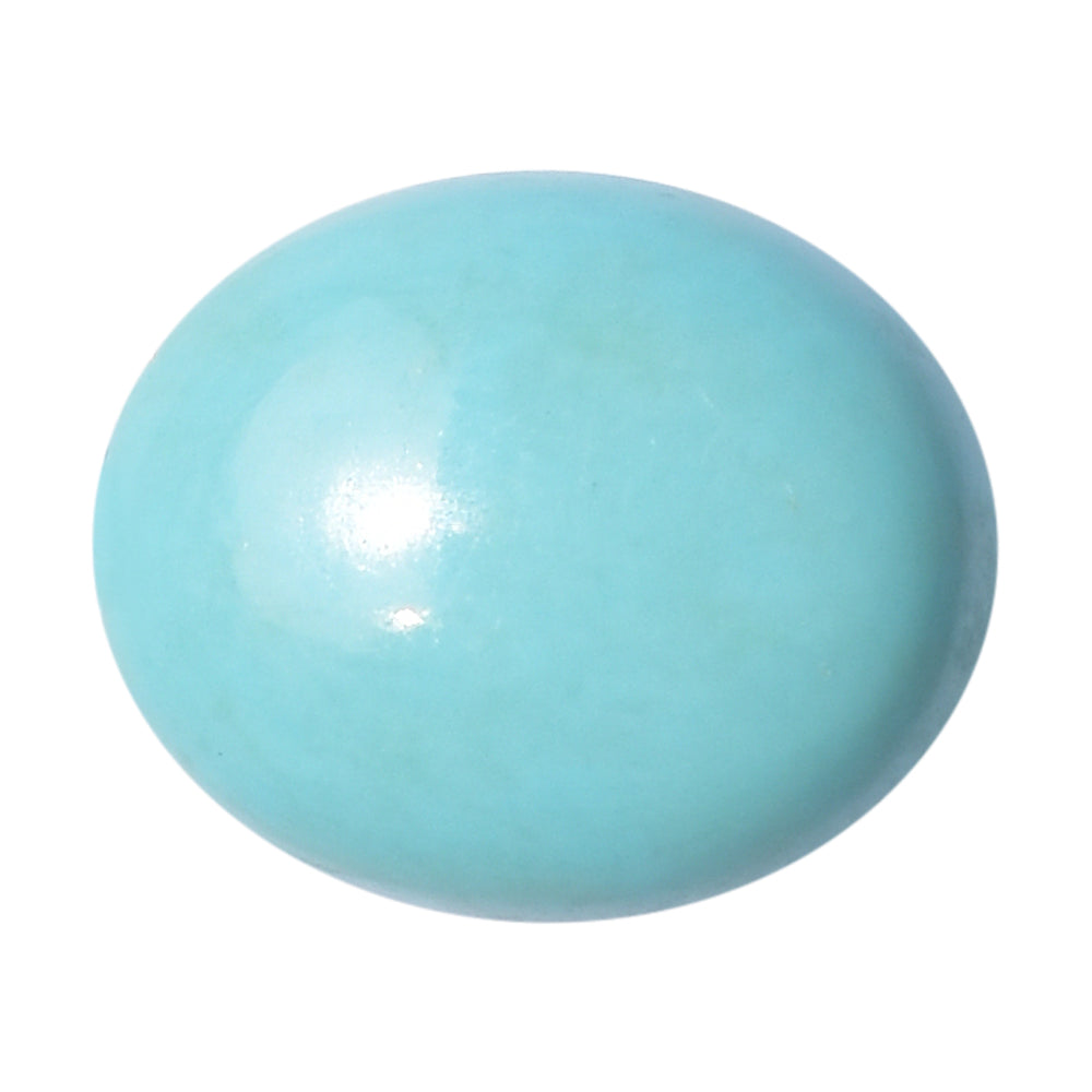 TURQUOISE LENTIL OVAL (H/D) 12X10MM 4.93 Cts.