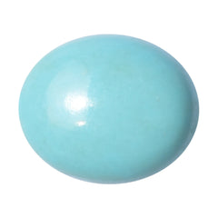 TURQUOISE LENTIL OVAL (H/D) 12X10MM 4.93 Cts.
