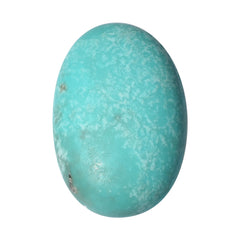 MEXICAN TURQUOISE OVAL CAB (WITH MATRIX PYRITE) 19X13MM 9.27 Cts.