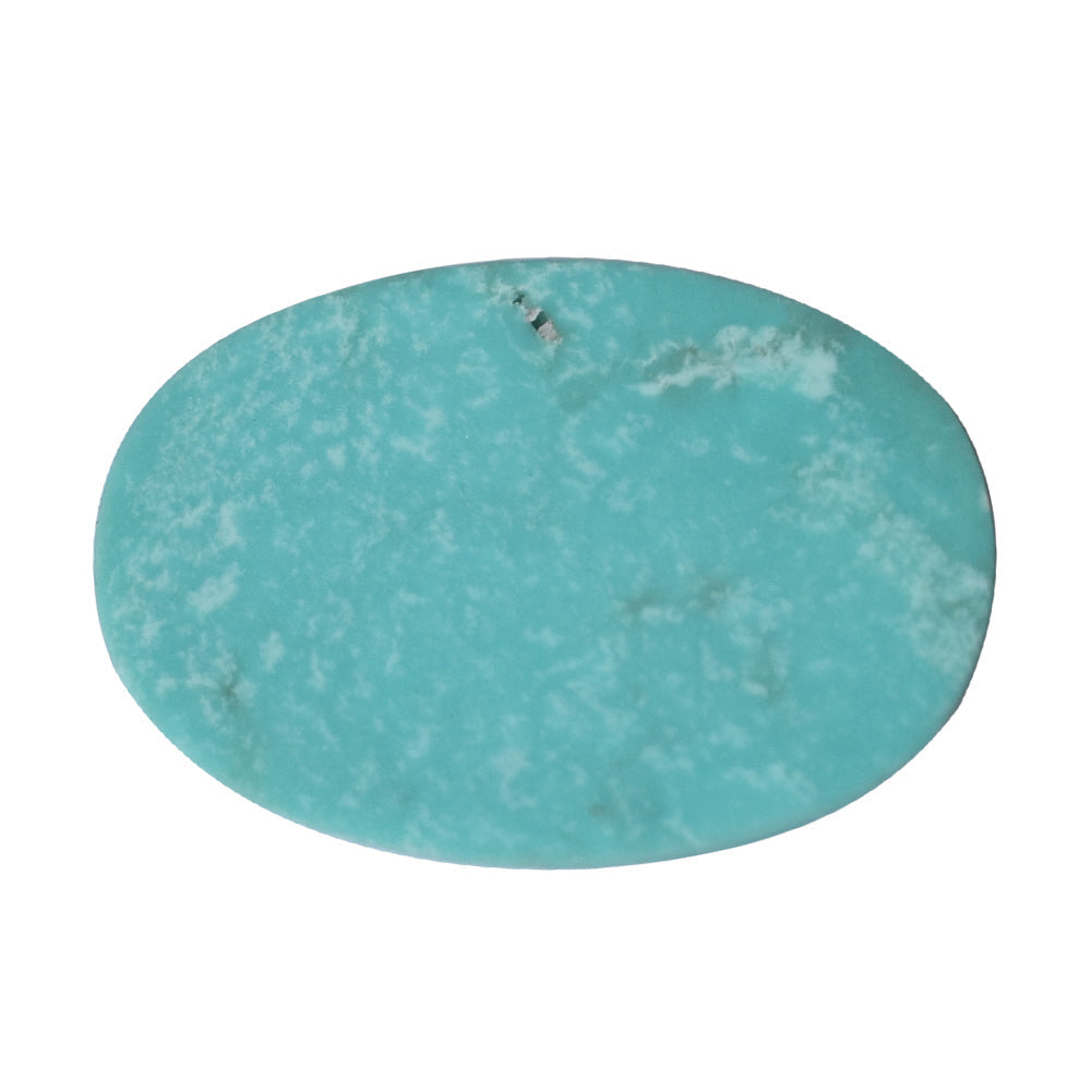 MEXICAN TURQUOISE OVAL CAB (WITH MATRIX PYRITE) 19X13MM 9.27 Cts.