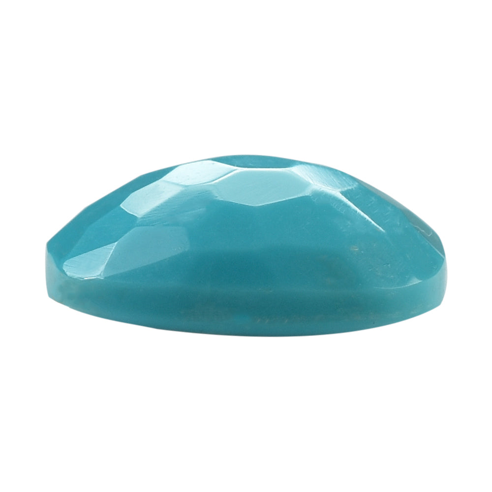 TURQUOISE IRREGULAR CUT CUSHION CAB (H/D) 14MM 8.15 Cts.